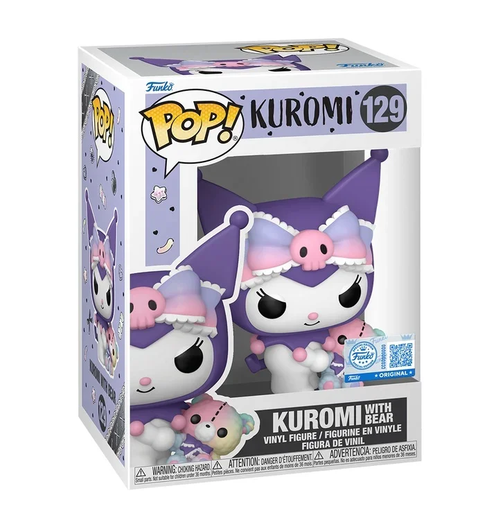 Sanrio POP!&Buddy Animation Vinyl Figures Kuromi w/ Bear 9cm